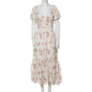 LoveShackFancy Long Linen Dress